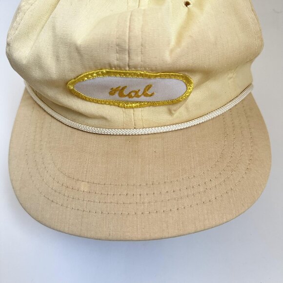 Vintage Hal Cali-Fame Newsboy Cap with Rope Adjustable Strap Hat Made In USA - Picture 3 of 14